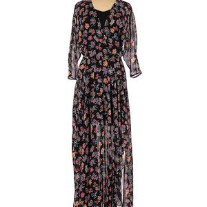 HD In Paris (Anthropologie) Hi-Low Hem Floral Dress | Size 10